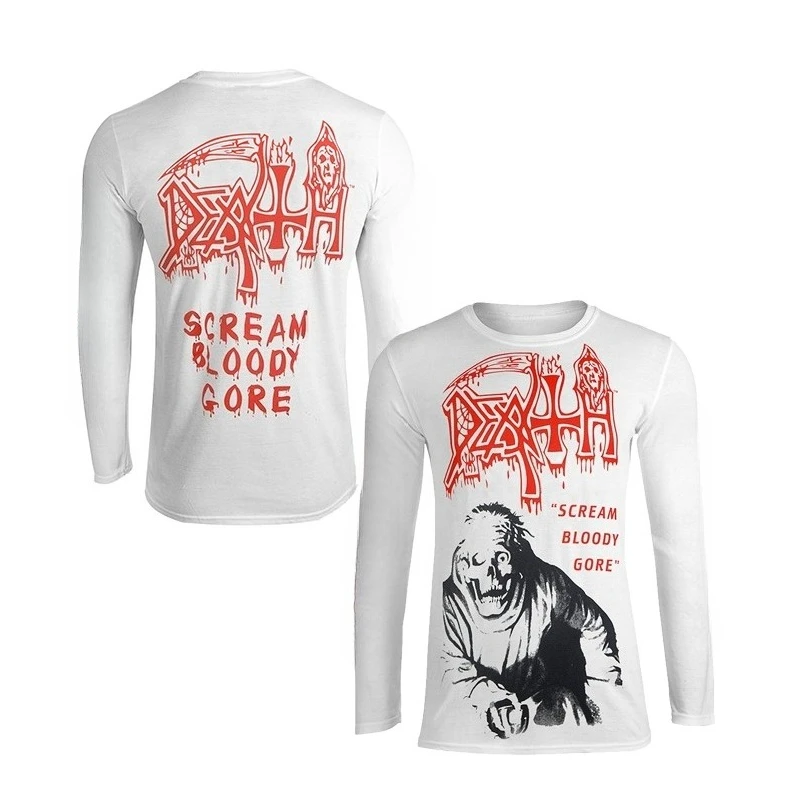 الموت الصراخ الدموي جور البلوز الرجال النساء بلوزات هوديس Y2k القمم المعتاد البلوز العلامة التجارية القمم ملابس رجالية الشارع الشهير