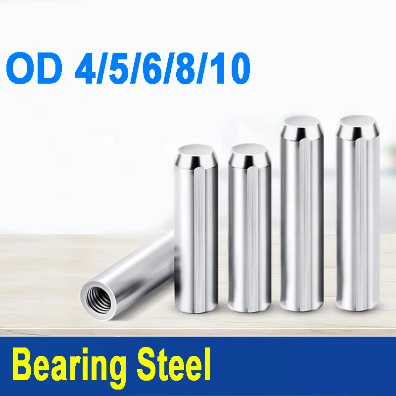 OD 4/5/6/8/10 Bearing Steel Strip Air Groove Internal Thread Cylindrical Pin Mold Tapping Positioning Pin
