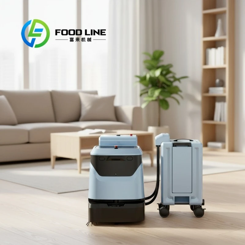 Industrial Floor Cleaning Machine Commercial Scrubber Robot Autonomous Navigation Dual Brush Supermarket Hospital Factory Direct