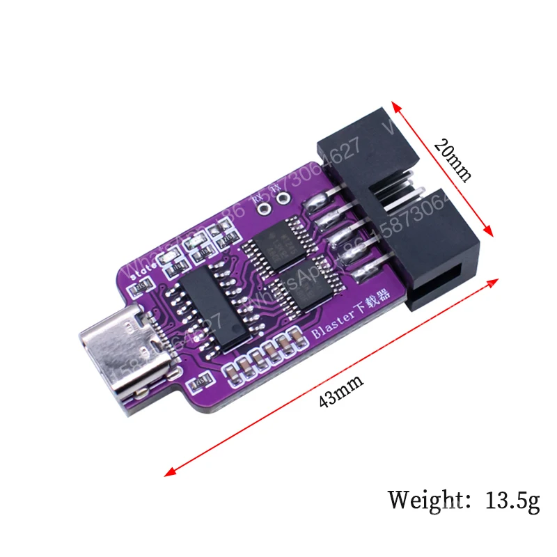 Descargador USB tipo C de 1.2v-3.3v para ALTERA CPLD/FPGA JTAG, programador Altera