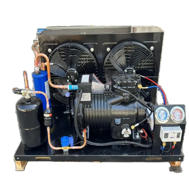 

Промышленная холодильная установка: Решение для охлаждения для ресторанов и холодильных складов, двигатель Emerson, индивидуальная комплектация