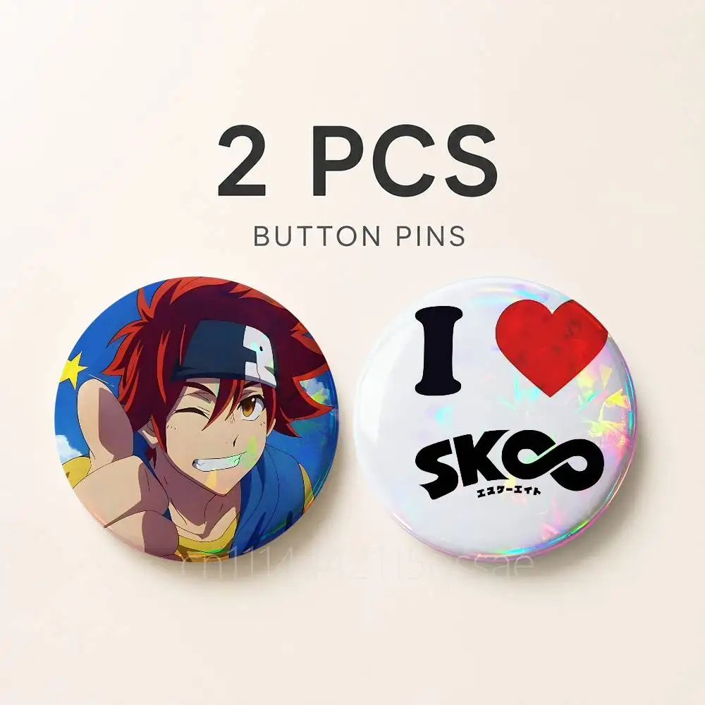 SK8 The I-Infinity 25/32/44/58/75mm Badges Button Round Creative Pin Brooch Badge Bag Decor Accessories