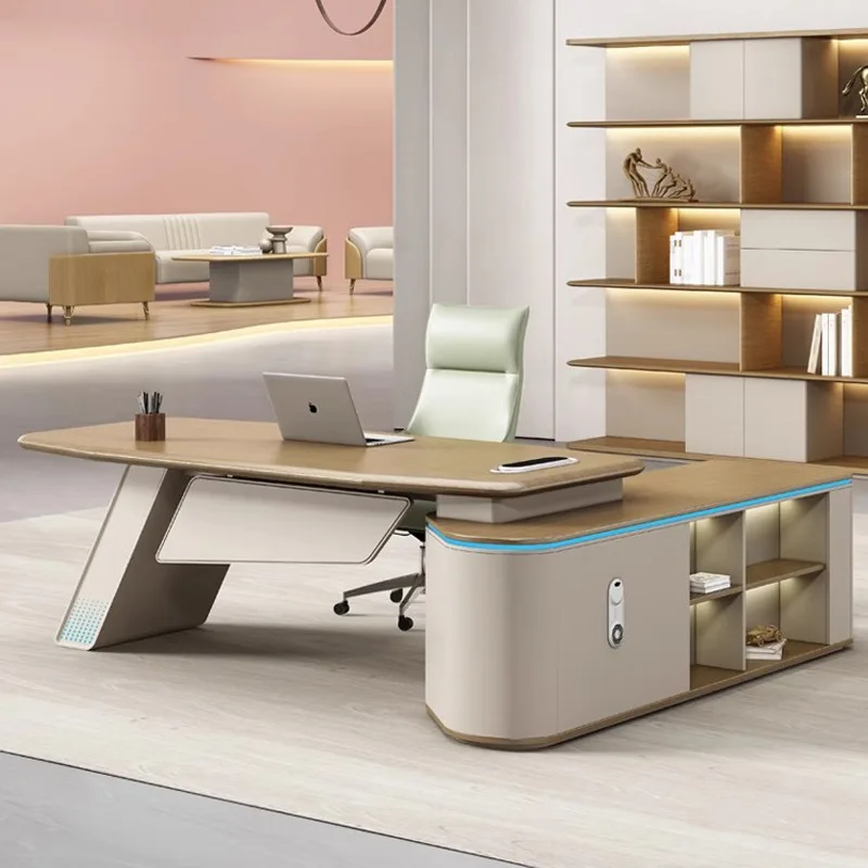 Boss desk simple modern light luxury manager desk bench president desk