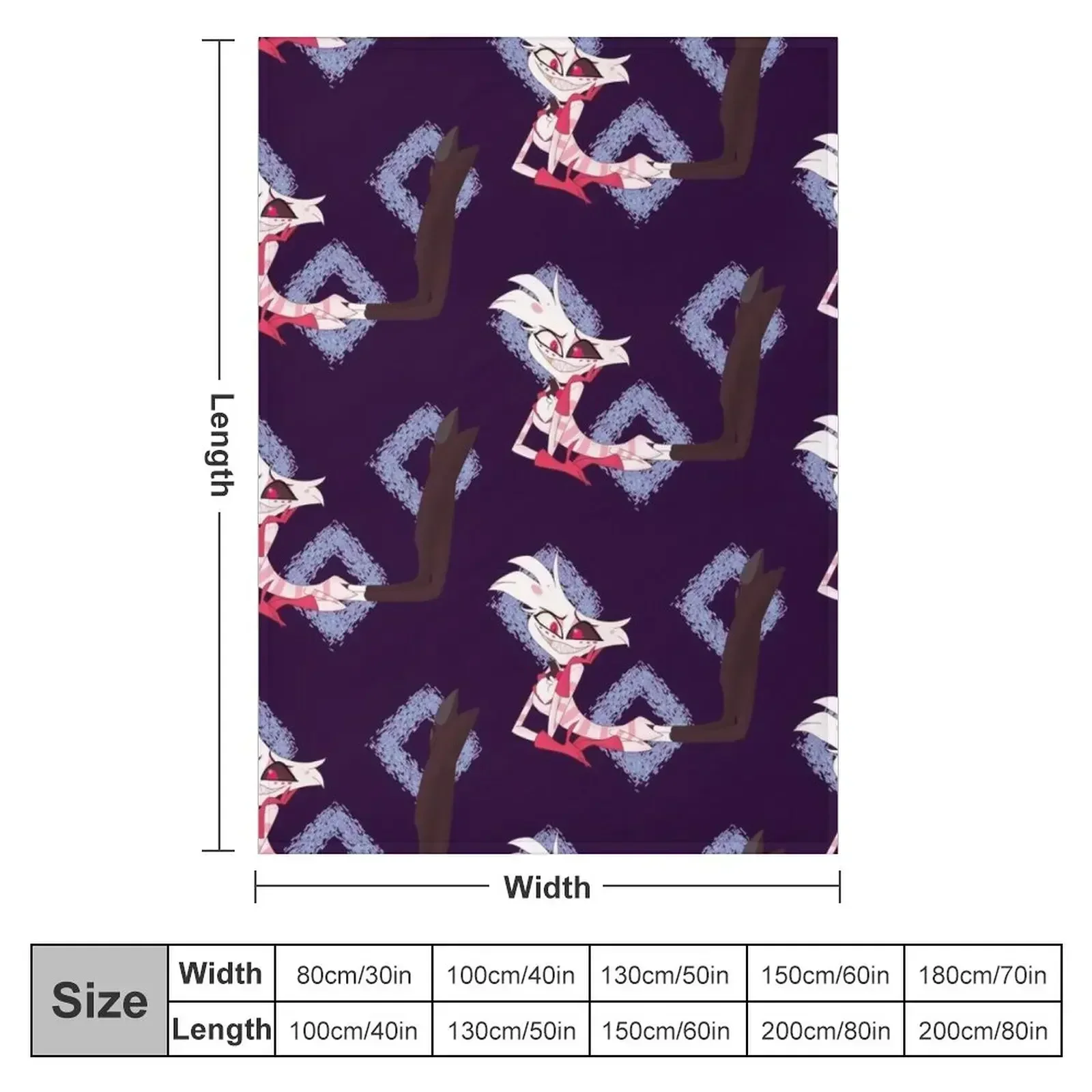 Angel Dust Throw Blanket Large bed plaid Multi-Purpose Loose valentine gift ideas Flannels Blankets