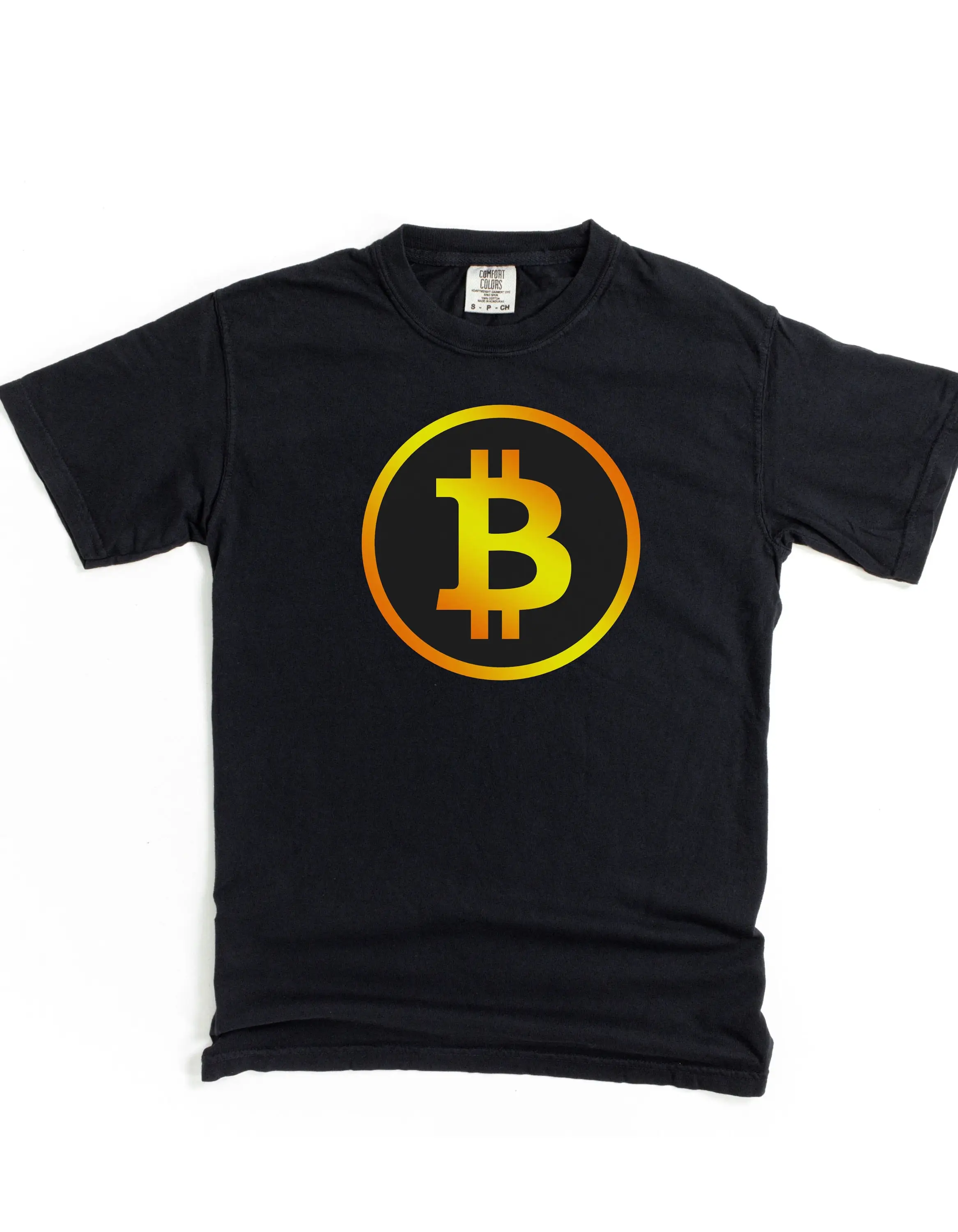 Bitcoin Crypto Currency Oversized T Shirt Digital Wealth Money Logo Loose Fit Bull Market Crewneck Top Coin