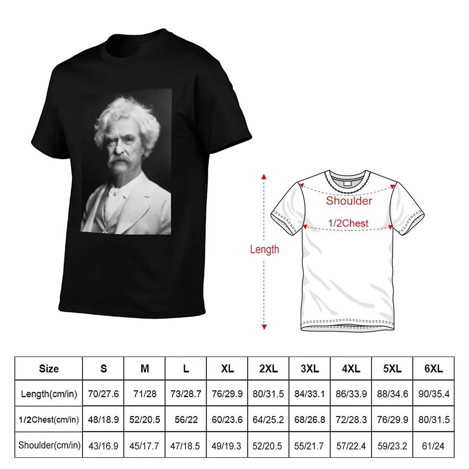 Mister Twain T-Shirt anime figures vintage t shirts man t shirt anime tshirt plain white t shirts men