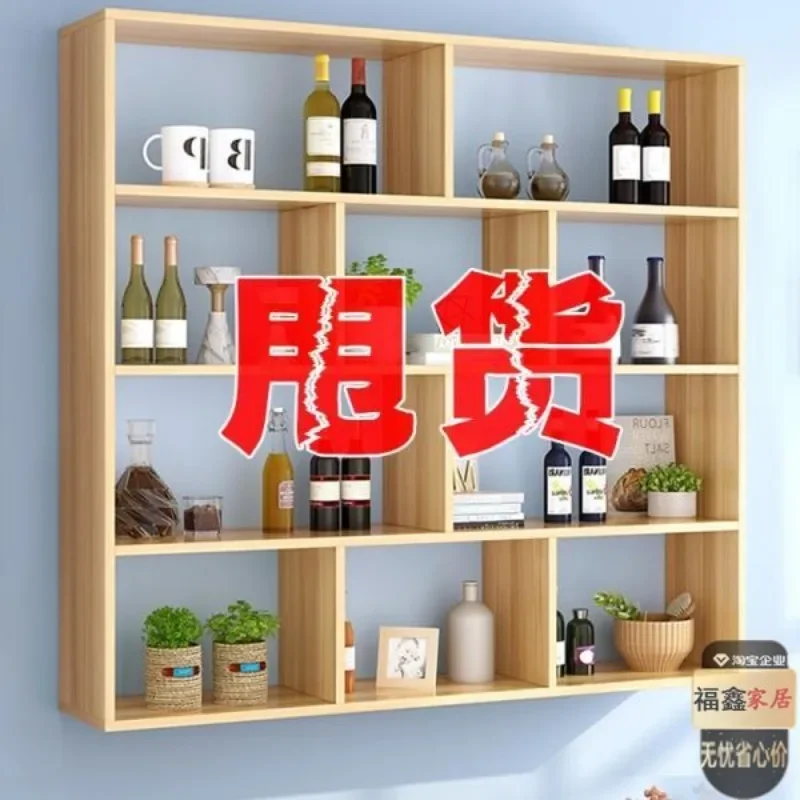 Barber shop towel wall cabinet wall-mounted hair salon special beauty salon hair rack, shelf for placing cabinets and towels