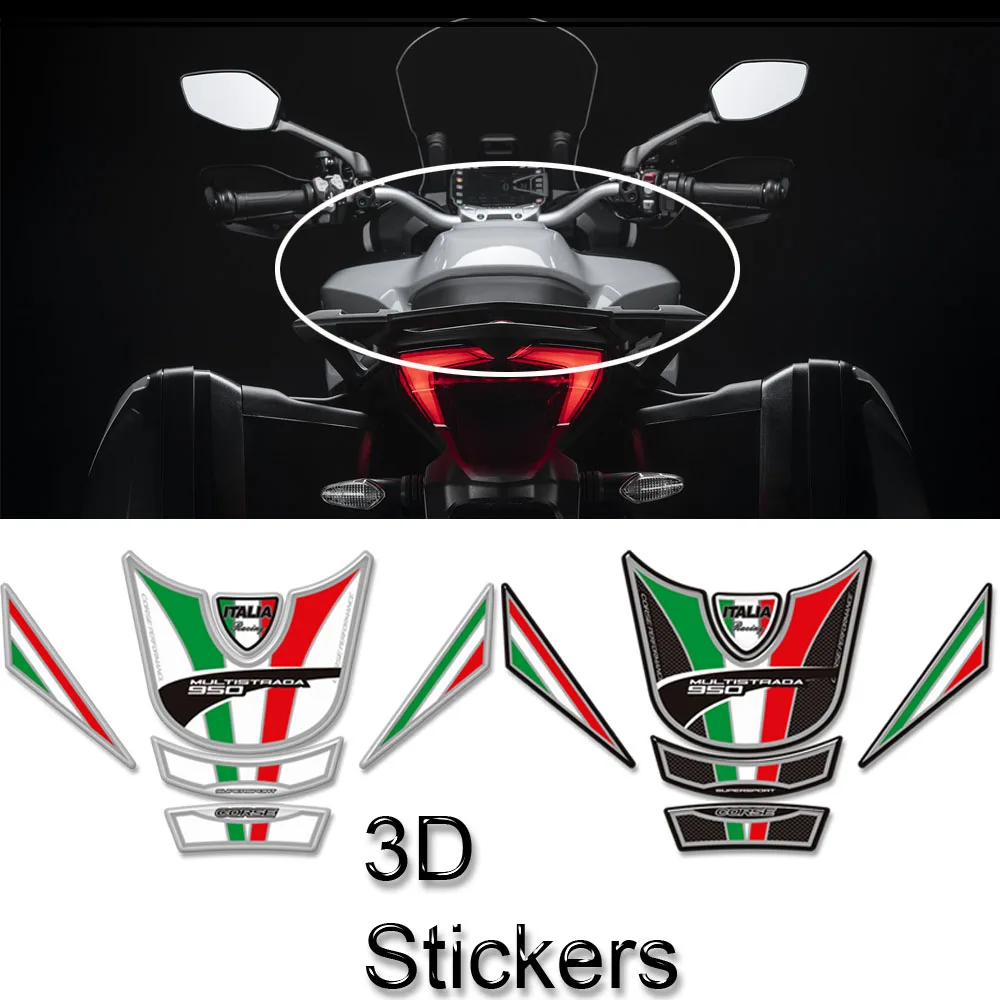 

Protector Stickers Decals Gas Fuel Oil Kit Knee Tank Pad Grips For Ducati MULTISTRADA 950 S 950S