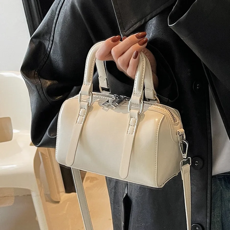 حقيبة نسائية عصرية جديدة راقية ومتعددة الاستخدامات وبسيطة بكتف واحد حقيبة كروس للركاب حقائب بوسطن المحمولة #3