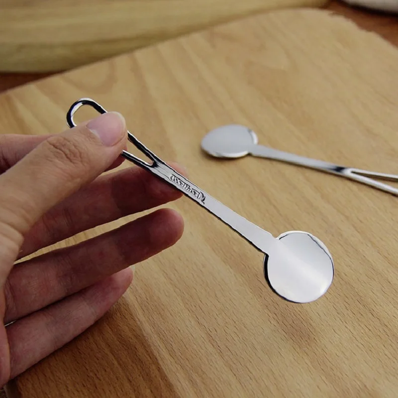 304 Stainless steel small round spoon, Short handle, Mixing spoon, Round head, Coffee spoon, Mug spoon, creative small spoon