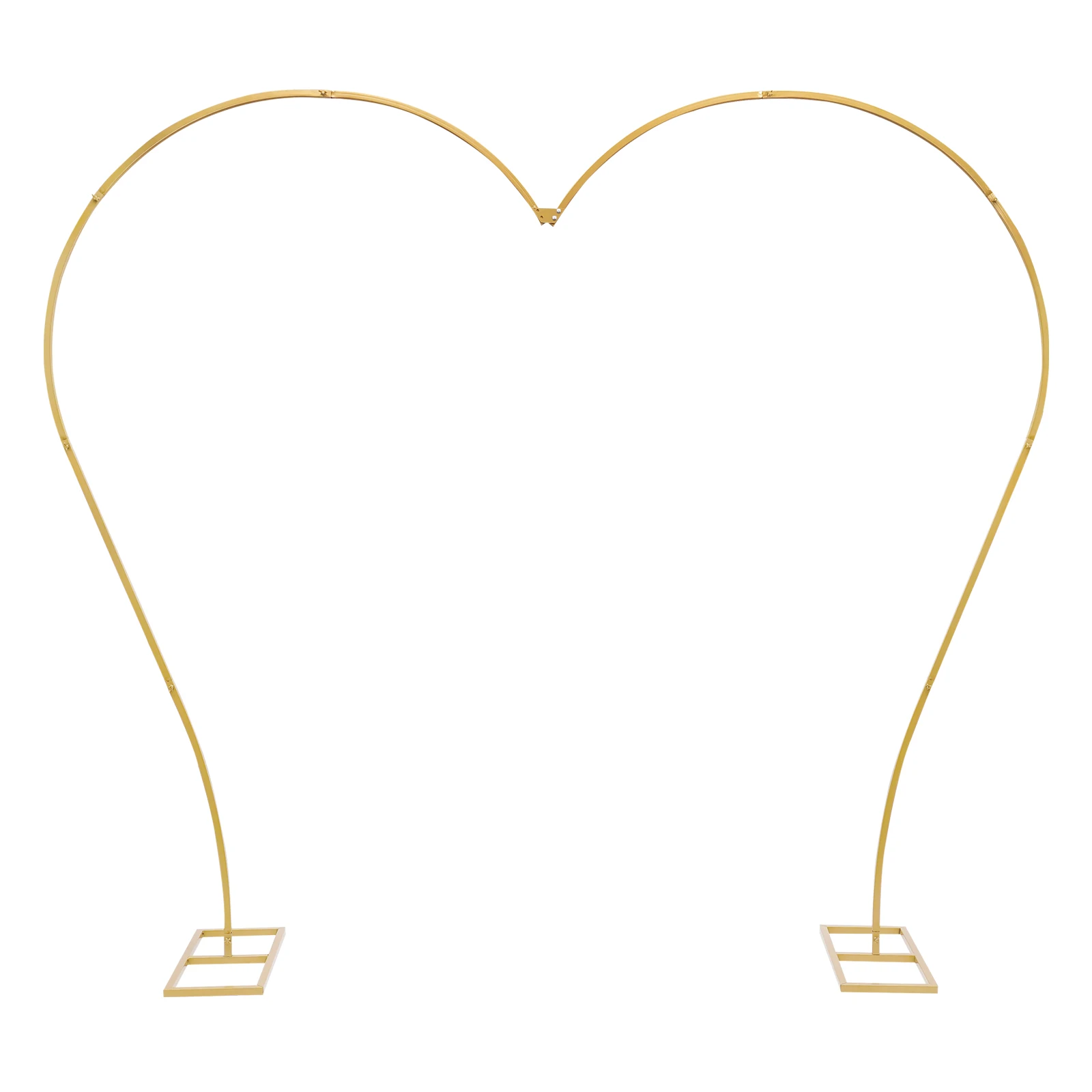 

Metal Round Arch Backdrop Stand Anniversary Background Decoration Garden Arch With Base Wedding Arch For Garden Lawn Backyard