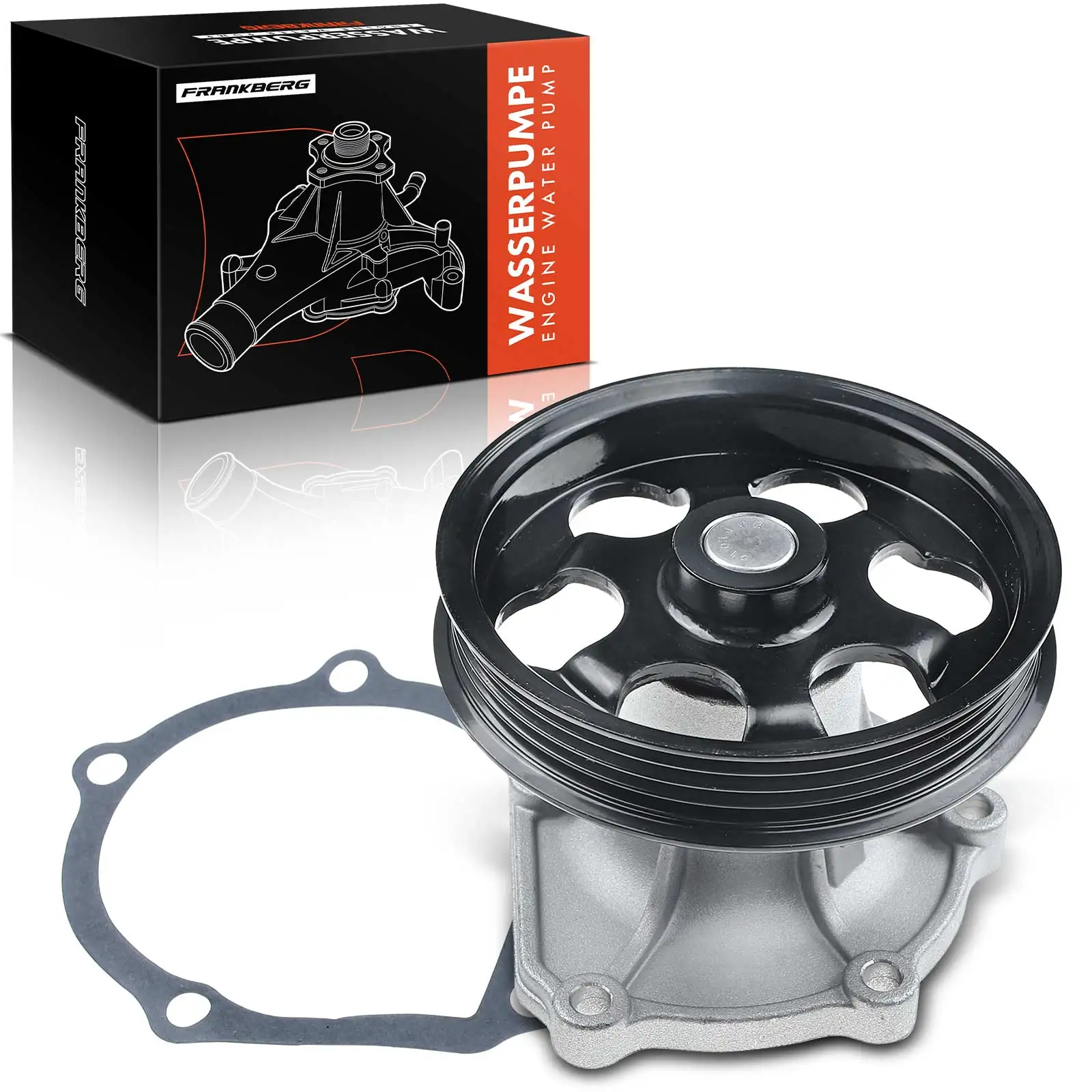 Frankberg 1x Waterpomp koelwaterpomp voor Toyota Corolla E10 E11 Paseo EL54 Starlet P9 Tercel 1.3L-1.5L 1610019226 1611019106