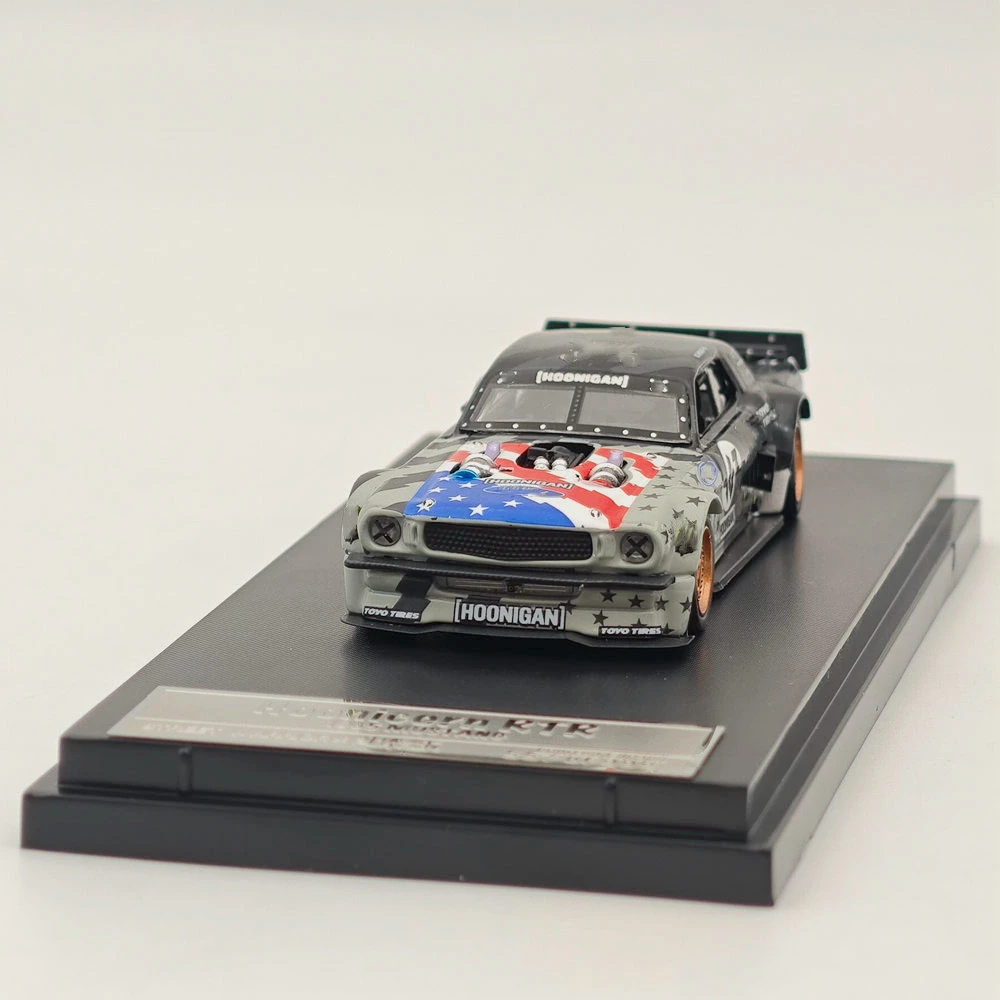 SW 1/64 لـ Mustang 1965 Ken Block's Hoonicorn RTR V2 # 43 مجموعة دييكاست موديلات السيارات المصغرة ذات الإصدار المحدود