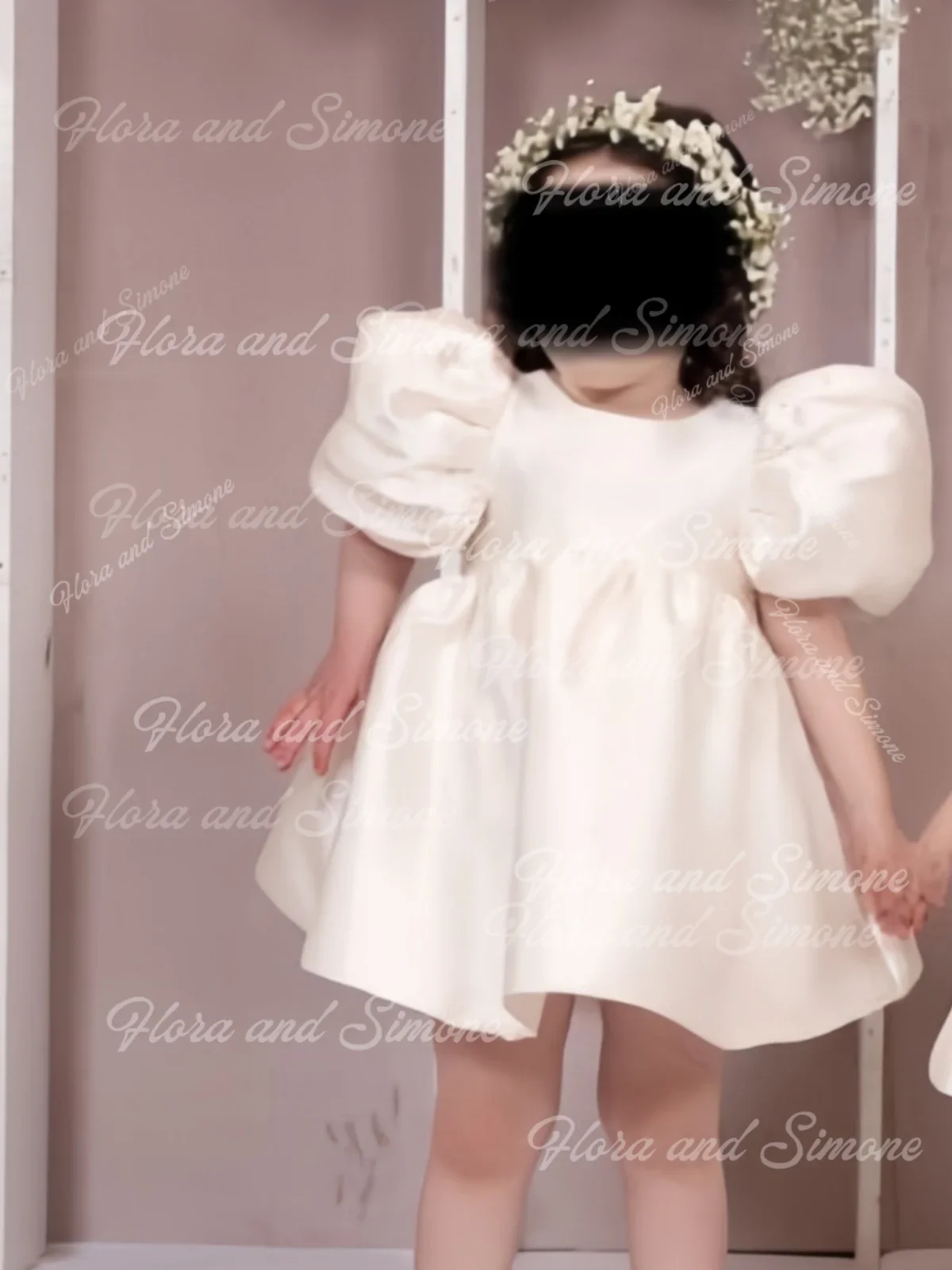 Arco lantejoulas tutu saia lanterna manga puff vestidos da menina de flor para cerimônias de casamento performances de dança personalizado