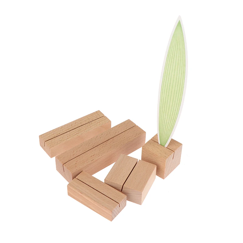 New Wood Table Perfume Essential Oils Test Tester Paper Strip Holder Display Stand Clamps Aromatherapy Paper Clips Decoration
