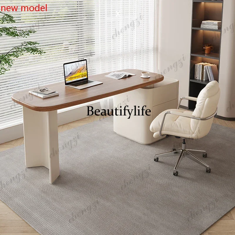 N138Organiser Elegant Computer Desks Storage Shelves Notebook Organizer Gaming Desk Study Bedroom Mesas De Computador FurnitureF