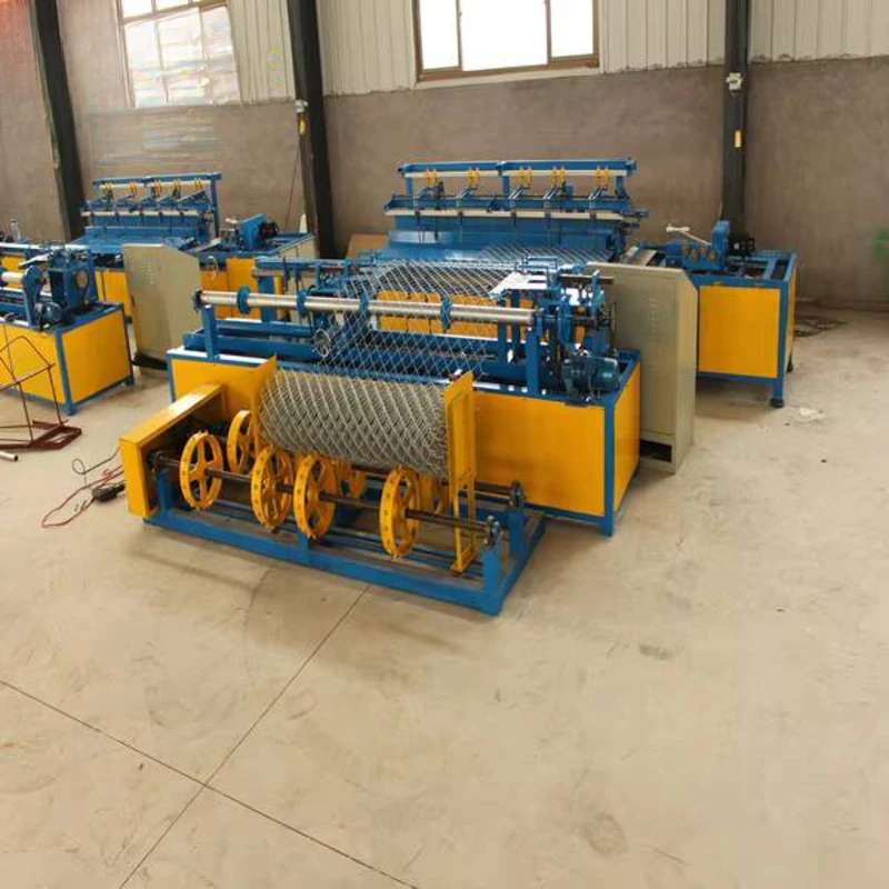 Automatic Weaving Suppliers Stainless Steel Chain Link Fence Making Machine For Easy Operation