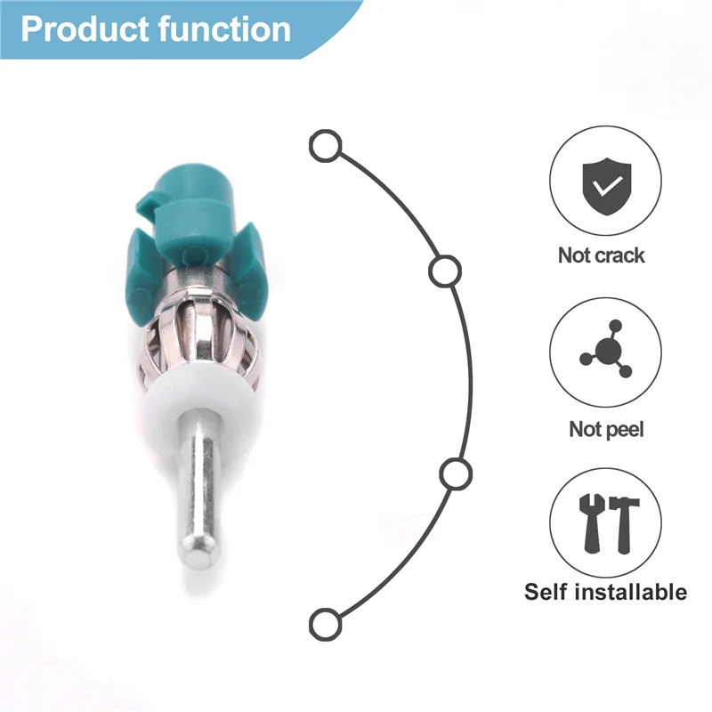 Adaptador de antena estéreo para coche, Conector de Radio FM AM, convertidor de enchufe de antena Fakra a DIN para receptor de coche