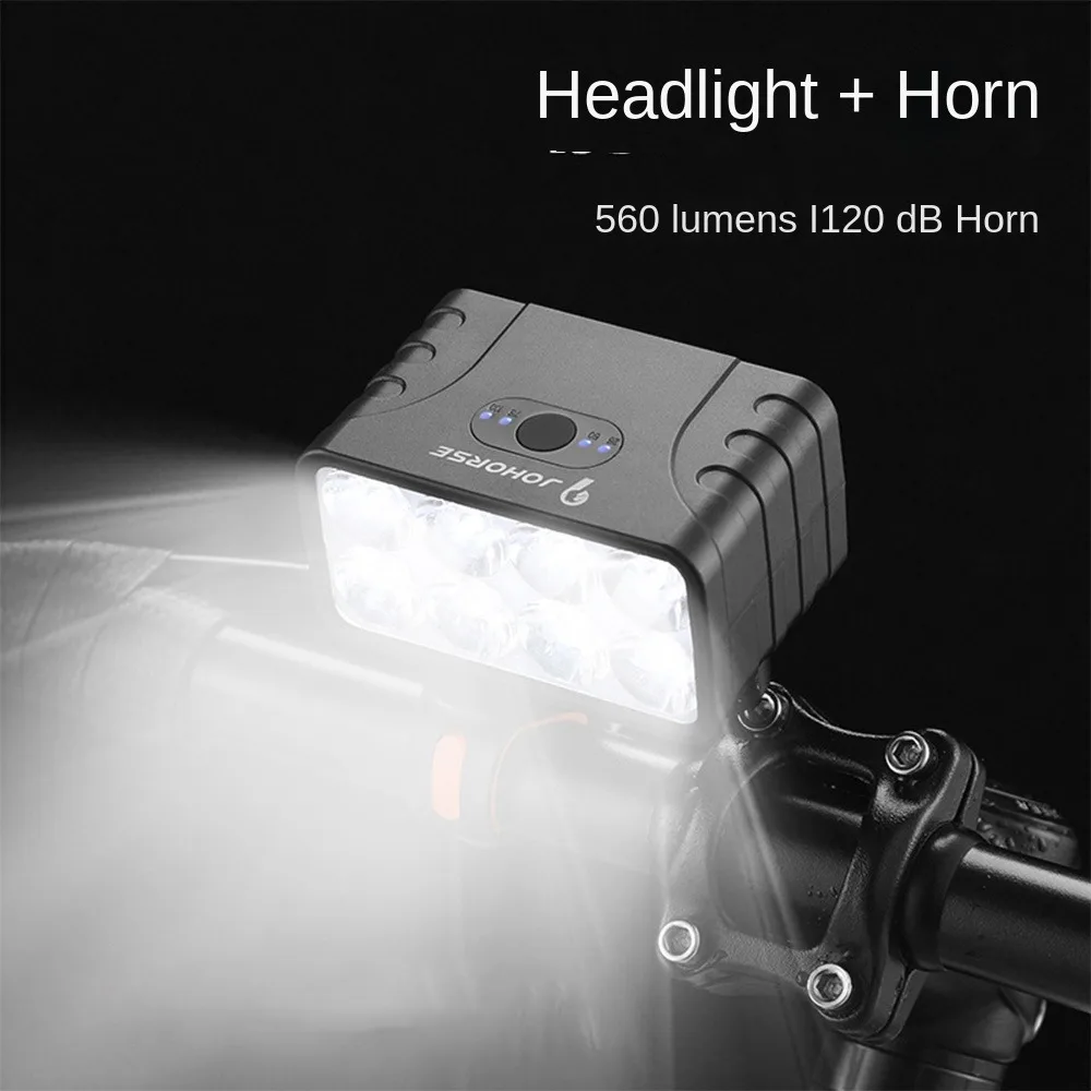 New 1200mAh Bicycle Light 560Lumen Rechargeable Bike Light USB Charging Safety Lamp Night Riding