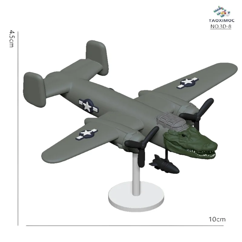 AI Tung Tung Sahur Bouwsteen Speelgoed Spel Tralalero Tralala bombardiri krokodil Bouwstenen Meme Beeldjes Italiaanse