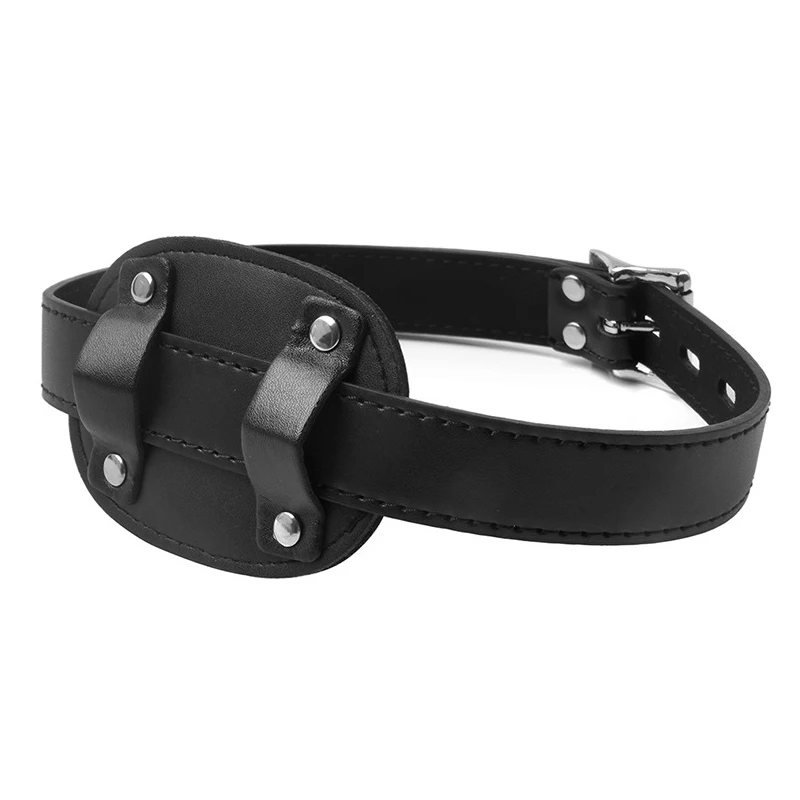 Leather Silicone Penis Mouth Ball Gag With Lock Bondage Restraints Oral Dildo Plug Harness For Couple Sex Game Sex Toy