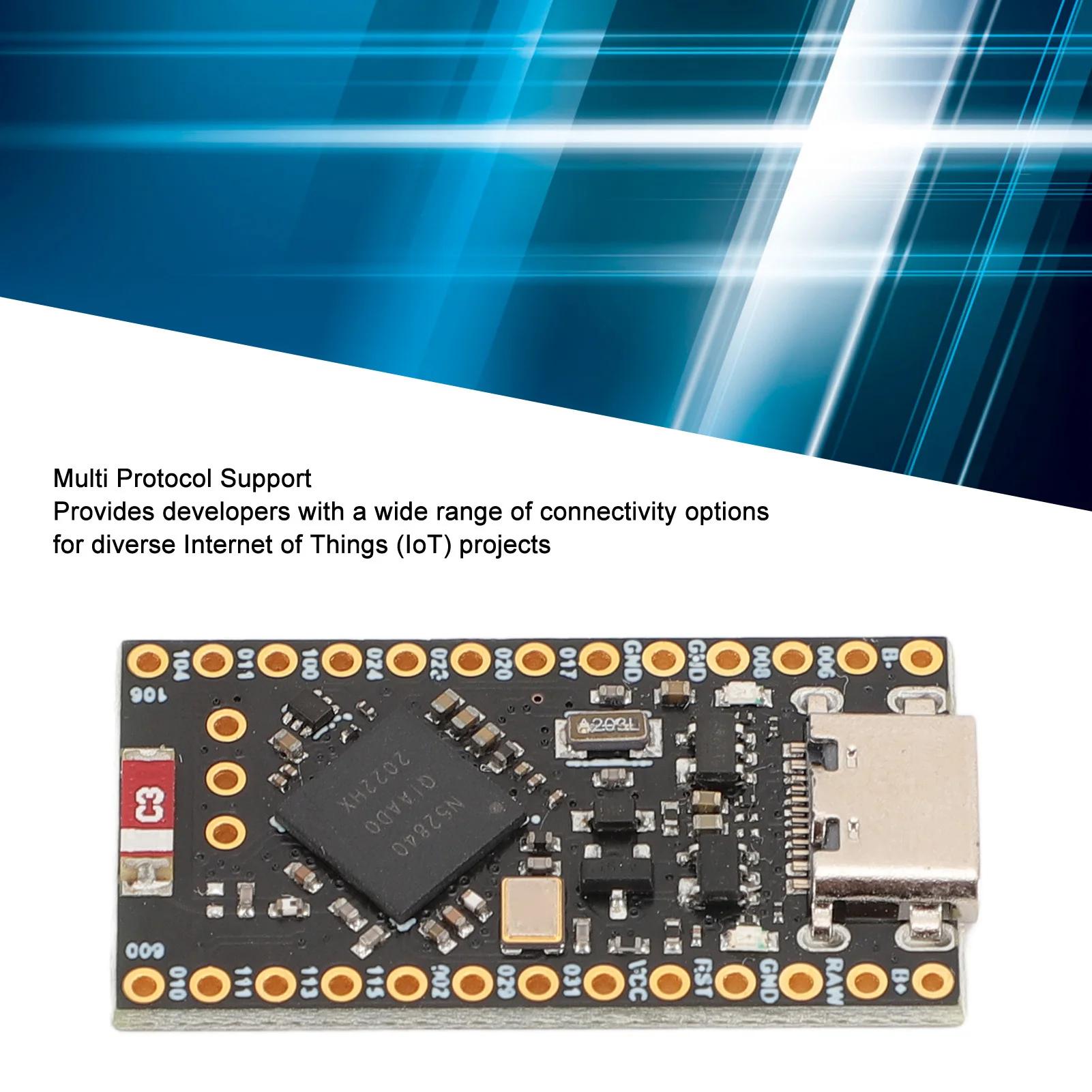 Charging Management Computer Development Board NRF52840 Development Board 64MHz High Speed  5.0 for Wearable Devices