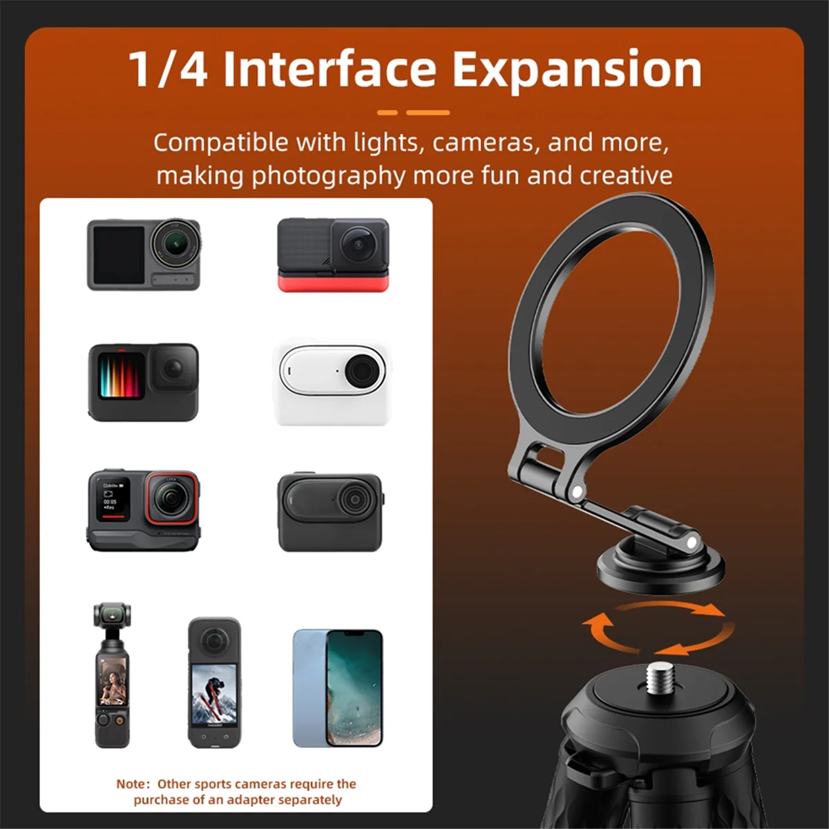 حامل ثلاثي الأخطبوط المغناطيسي المرن A20M للهواتف الذكية حامل ثلاثي القوائم قابل للتعديل