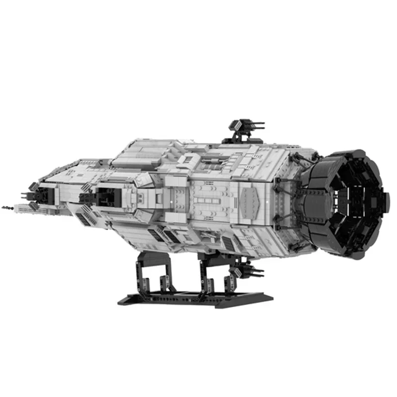 Gobricks MOC The Expanse Rocinante Space Wars Building Blocks Set Mid Scale Spaceship Bricks Educational Toys Juguetes Gifts