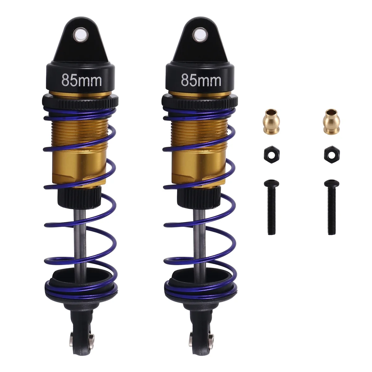 Oil Adjustable 85mm Metal Shock Absorber Damper for 1/10 RC Buggy Truck Short Course Rally Car Monster Truck Parts,3 Rich view 3