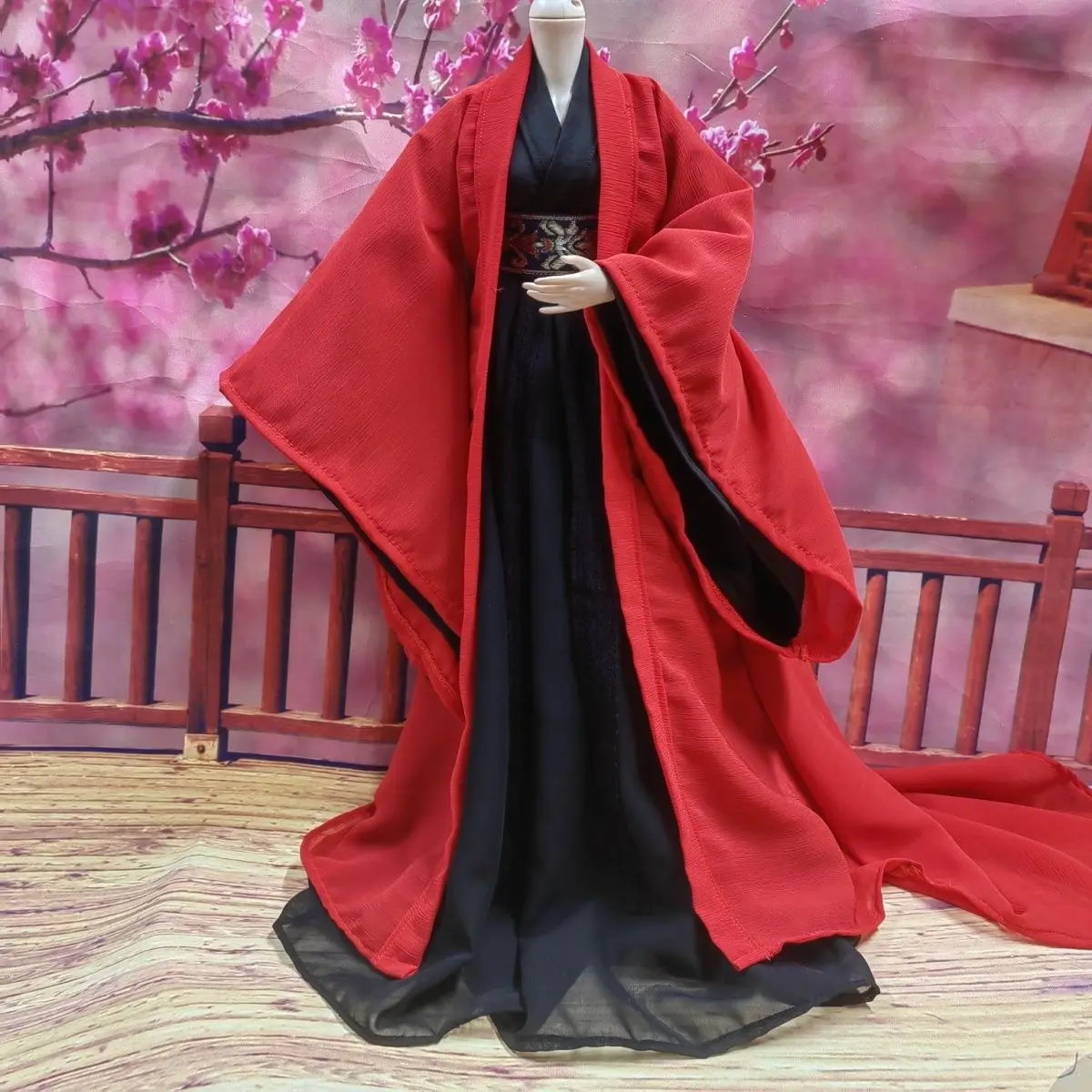 Doll's Clothes Suit for 60cm Bjd Doll Chinese Ancient Costume Dress Set Toys Dress Up Play House 1/3 Doll Accessories, No Doll