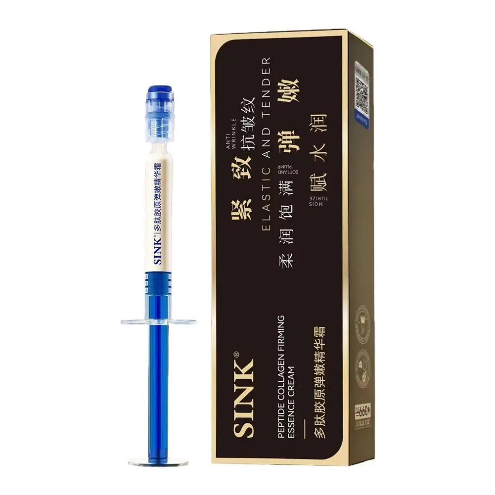 SINK Face Essence Polypeptid-Kollagenformel Gesichtsessenz Leichte, schnell absorbierende Textur Gesichtspflegeessenz Nicht fettiges Gefühl