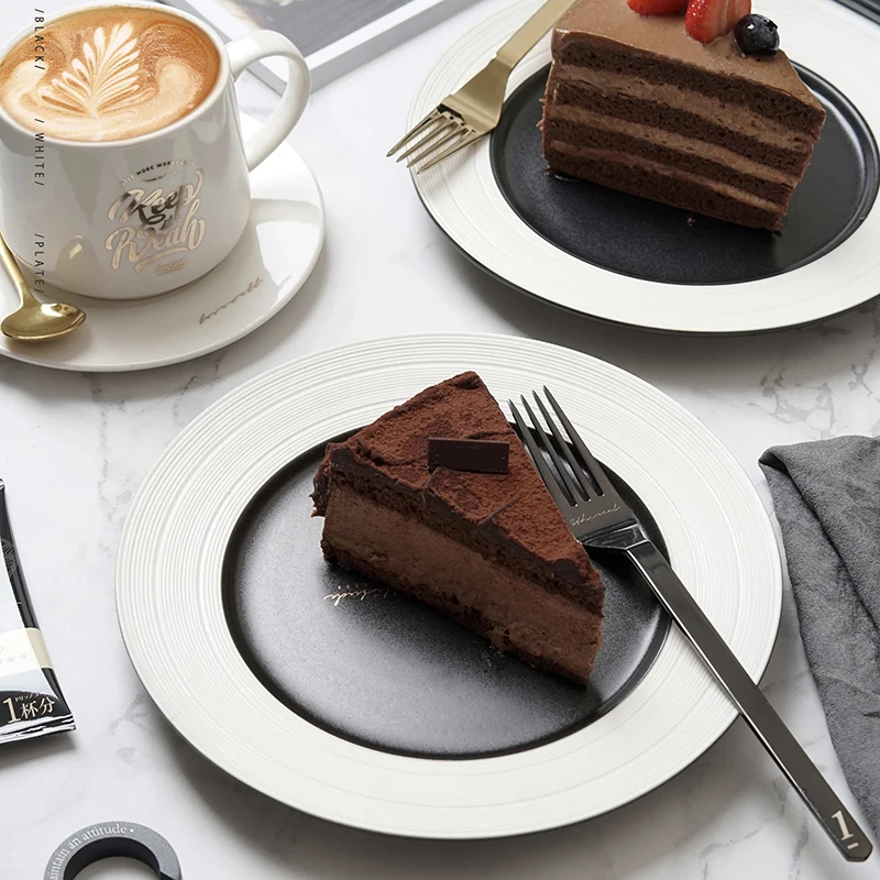 

Nordic Birthday Plate Party Aesthetic Wedding Restaurant Trinket Dinner Plate Decorative Pratos De Jantar Kitchen Dinnerware