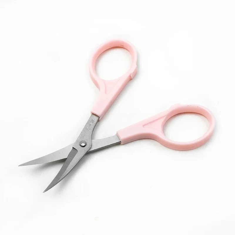 1PC 11.7cm Curved Embroidery Scissors Stainless Steel Mini Tailor Scissors for Cross Stitch DIY Craft Clippers