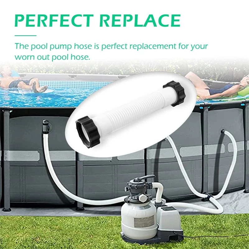 Manguera de bomba de filtro de arena para piscina ABXH 11535 para manguera de interconexión para bombas de filtro de arena de 18 pulgadas aptas para filtro Dur