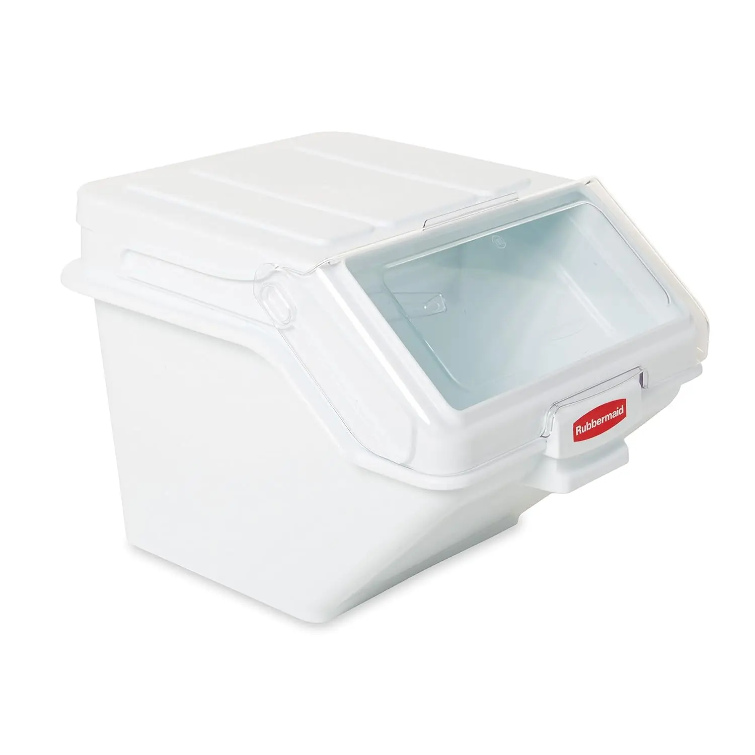 

ProSave Shelf Food Ingredient Bin with Scoop, 200-Cup, White, Kitchen Food Storage Sugar/Grains/Rice/Baking Supplies