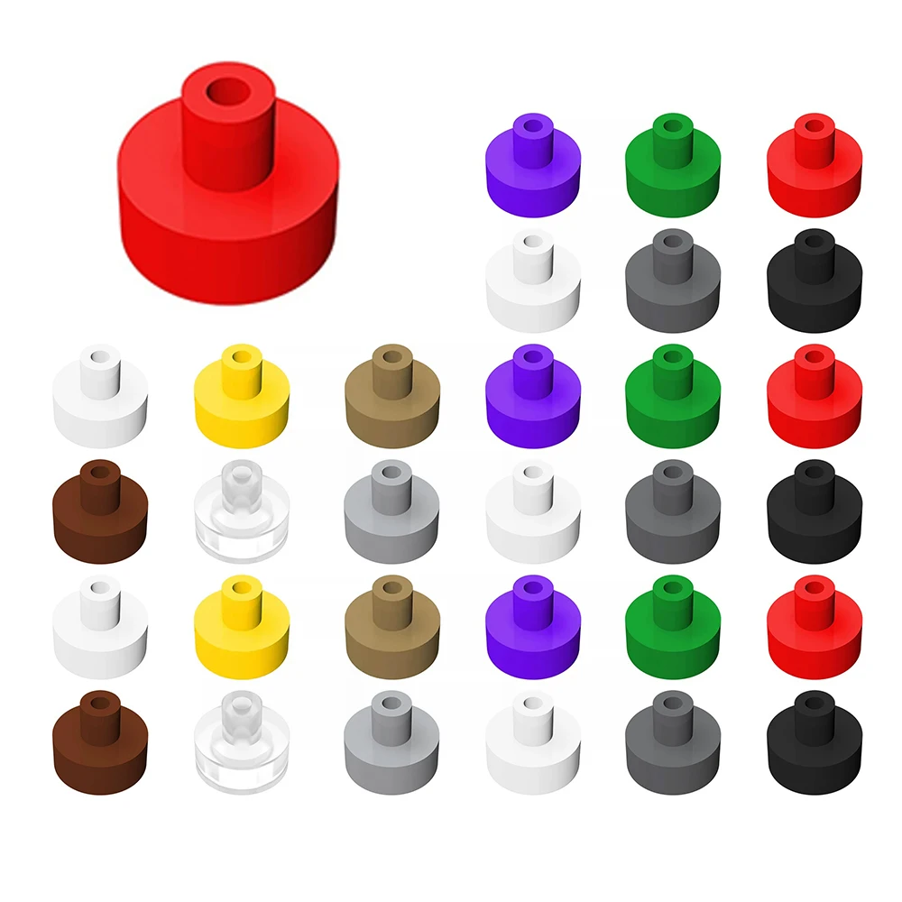 

60pcs 20482 Tile Round 1 x 1 with Hollow Bar Buildings Blocks Toys For Children Compatible Educational Creative Bricks Assembled