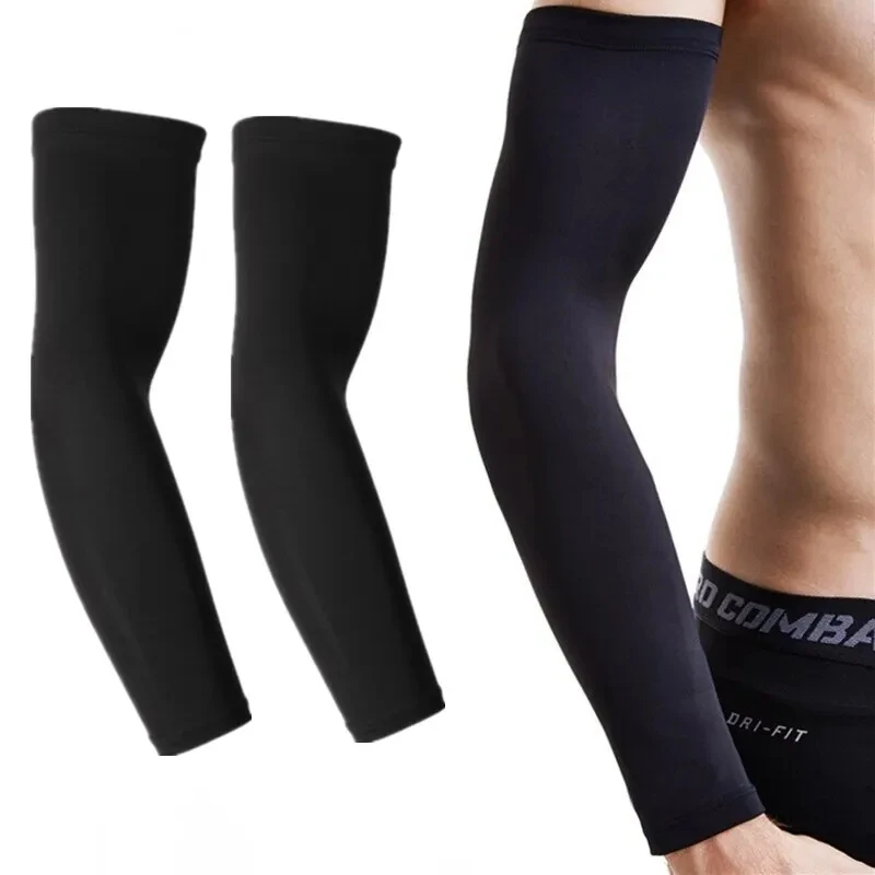 1 Pair Arm Sleeves: Warmers for Sports, Sun UV Protection for Running, Fishing & Cycling