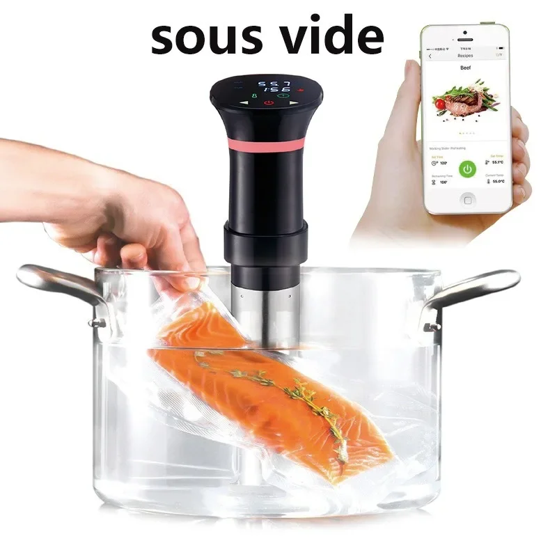 

SJ-S013 1100W WIFI Sous Vide Accurate Temperature Setting and Digital Timer Slow Cooker for Home and Restaurant Waterproof