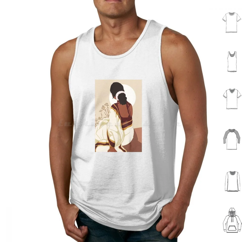 Desi Tank Tops Print Cotton Desi Indian India Pakistan Pakistani South Asian Urdu Funny Hindi Punjabi Muslim Arab