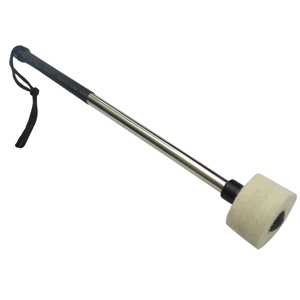 

Snare Drum Mallet Drum Stick for Percussion Instrument Wool Felt Head Stainless Steel Handle Drumsticks Accessories