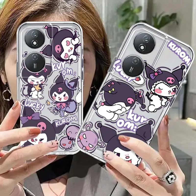 

Kuromi Collage Illustration Phone Case For Huawei Mate Pura Nova 80 70 60 13 14 VE Pro Plus Ultra Space