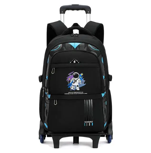 Children School Wheeled Backpack for boys School Trolley Bag Rolling Backpack bag for Boys Primary Student Schoolbags on Wheels