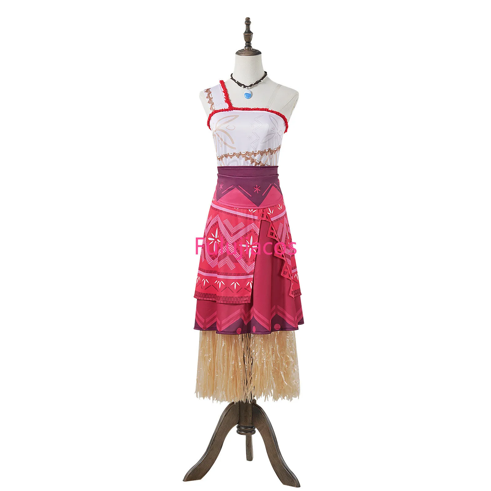

Fulujiacos Cosplay Moana Dress Costume Women's Dress