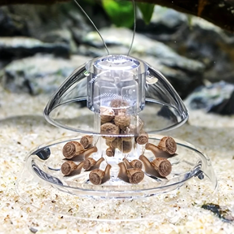 2/3pcs Fish Tank Accessories Aquarium Plant Snail Trap Catcher 8cm Plastic Leech Planaria Pest Catch Box Cleaning Tools