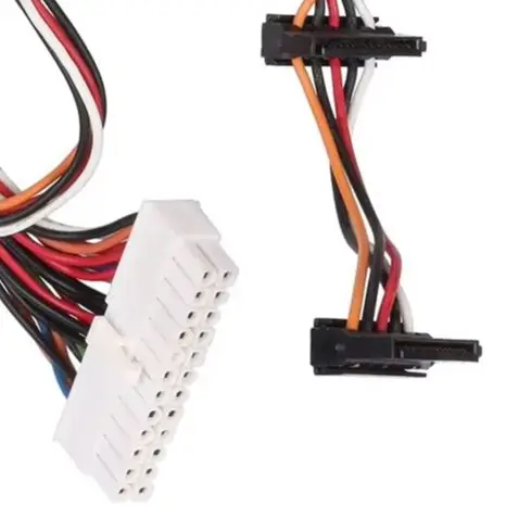 Desktop Repair Silver L300NM-01 PSU Switching Power Supply ATX 300W Power 24-pin ATX Connector Metal Construction