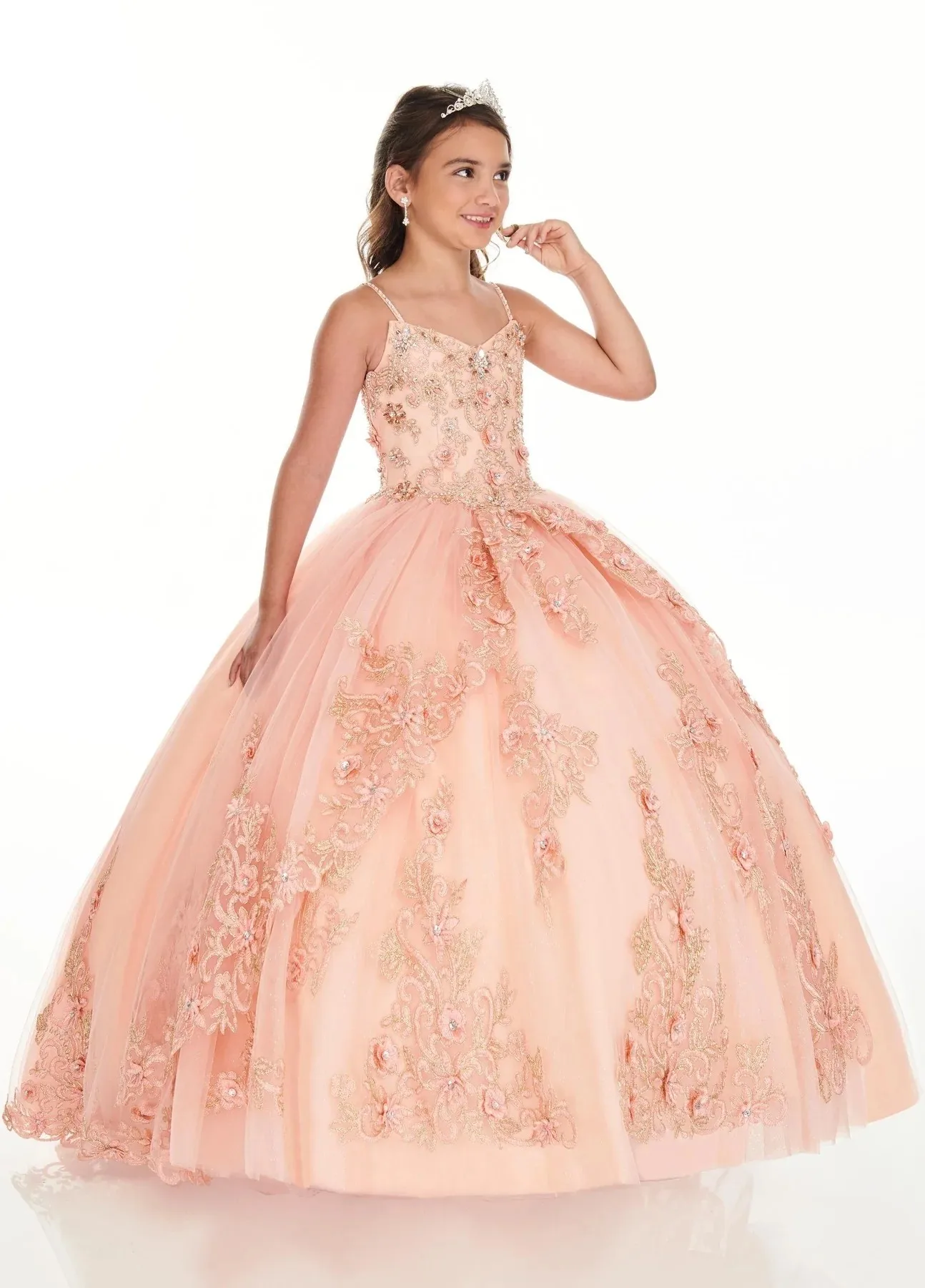 Königsblau Mini Quince anera Kleider Ballkleid Tüll Applikationen Perlen Blumen mädchen Kleider für Hochzeiten Festzug Kleider Baby