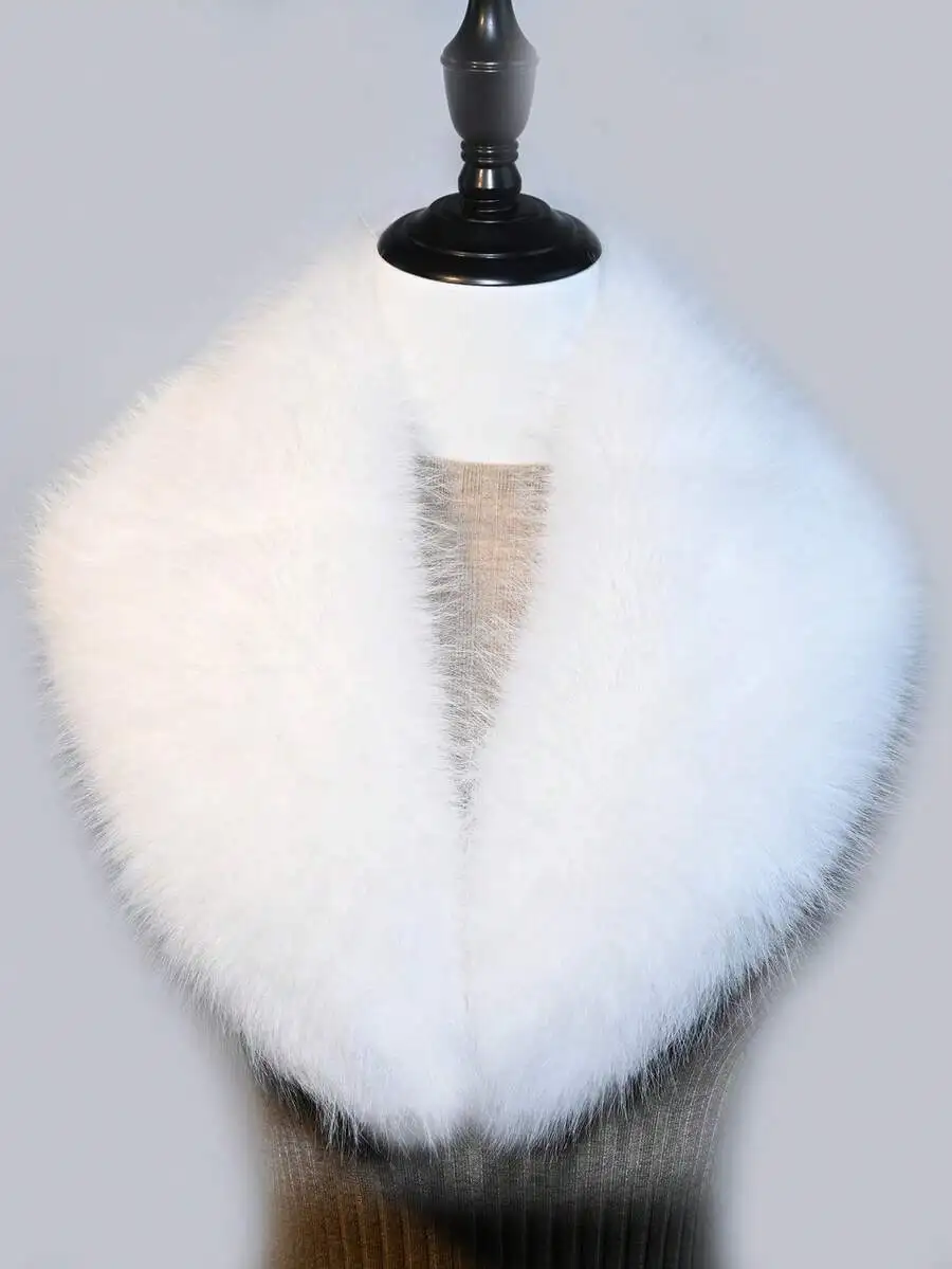 

Faux Fur Collar Scarf For Women Winter Warm Neck Wrap