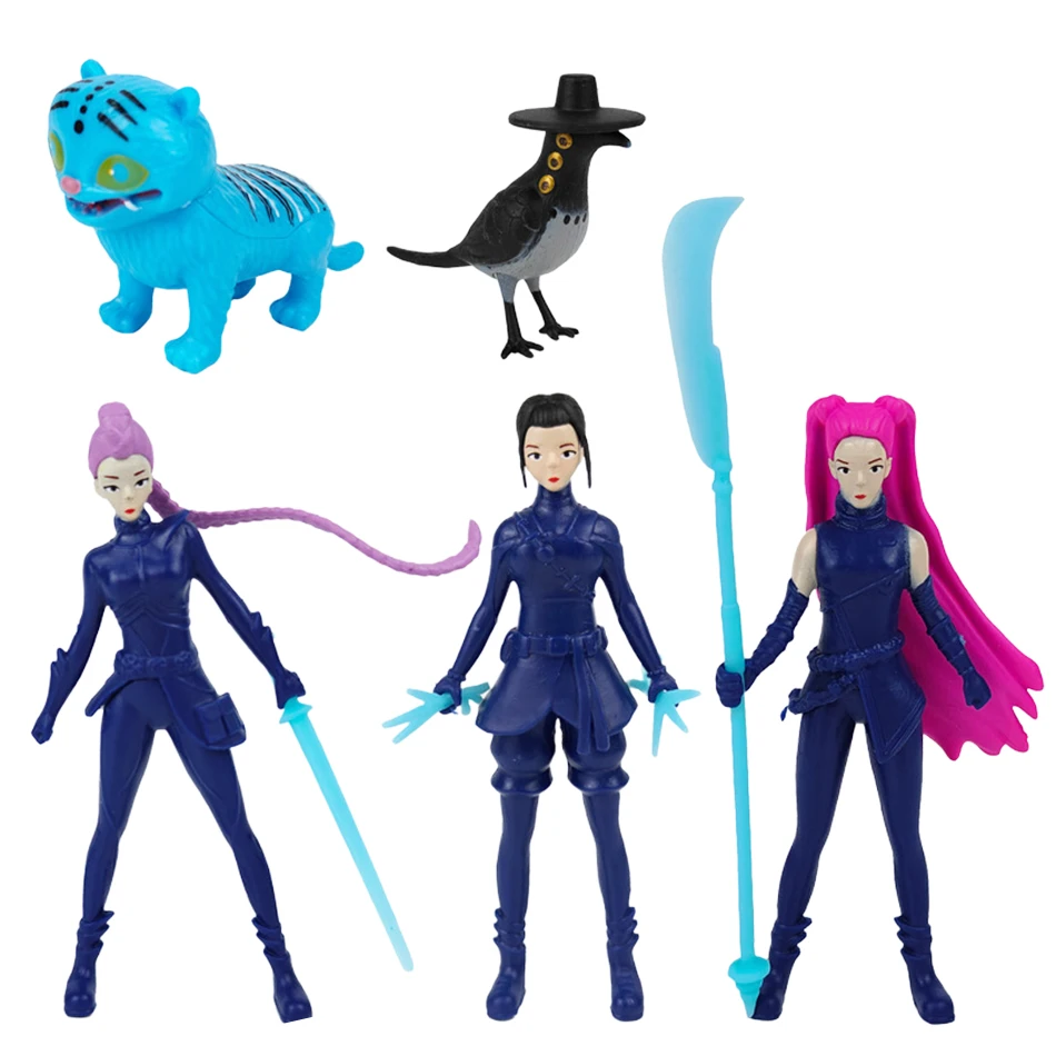 5 قطعة/المجموعة عمل الشكل 9 قطعة/المجموعة لعبة Derpys النمر رومي ميرا زوي كس تمثال دمية لمحبي هدية