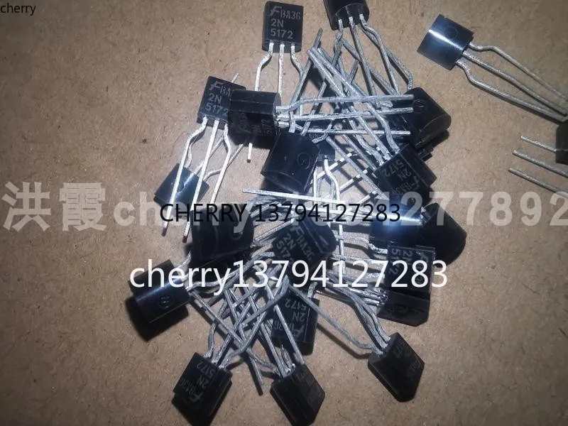 

2N5172 TO-92 100pcs/lot in stock Electronic Components & Supplies