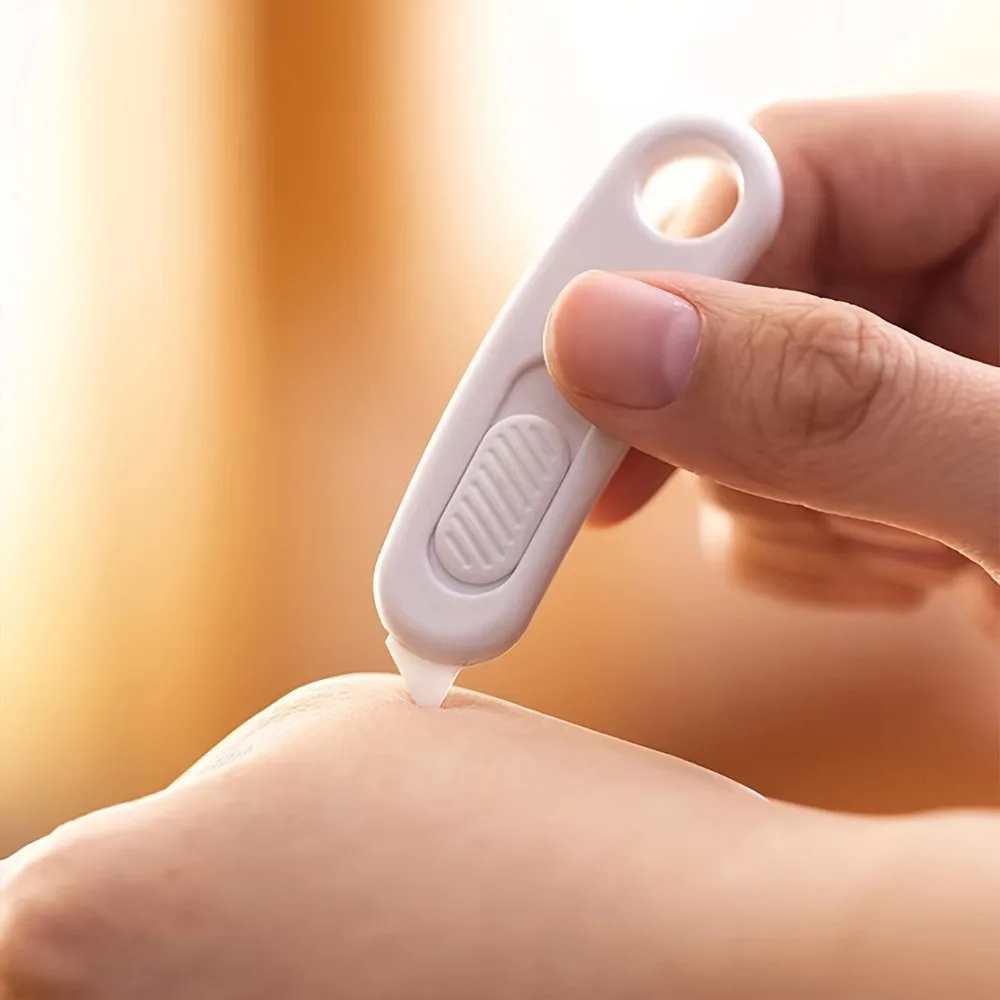 المحمولة البسيطة السيراميك سكّين متعدّد الاستخدامات شفرات آمنة صندوق التعبئة والتغليف فتاحة أدوات القطع مع المفاتيح شنق ثقب مع شفط المغناطيسي #1